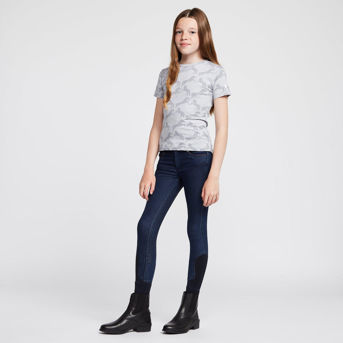 Kids Allison Denim Breeches Denim Blue