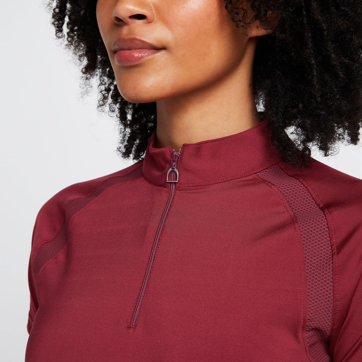 Womens Mia Short Sleeved Training Shirt Anemone Dark Pink