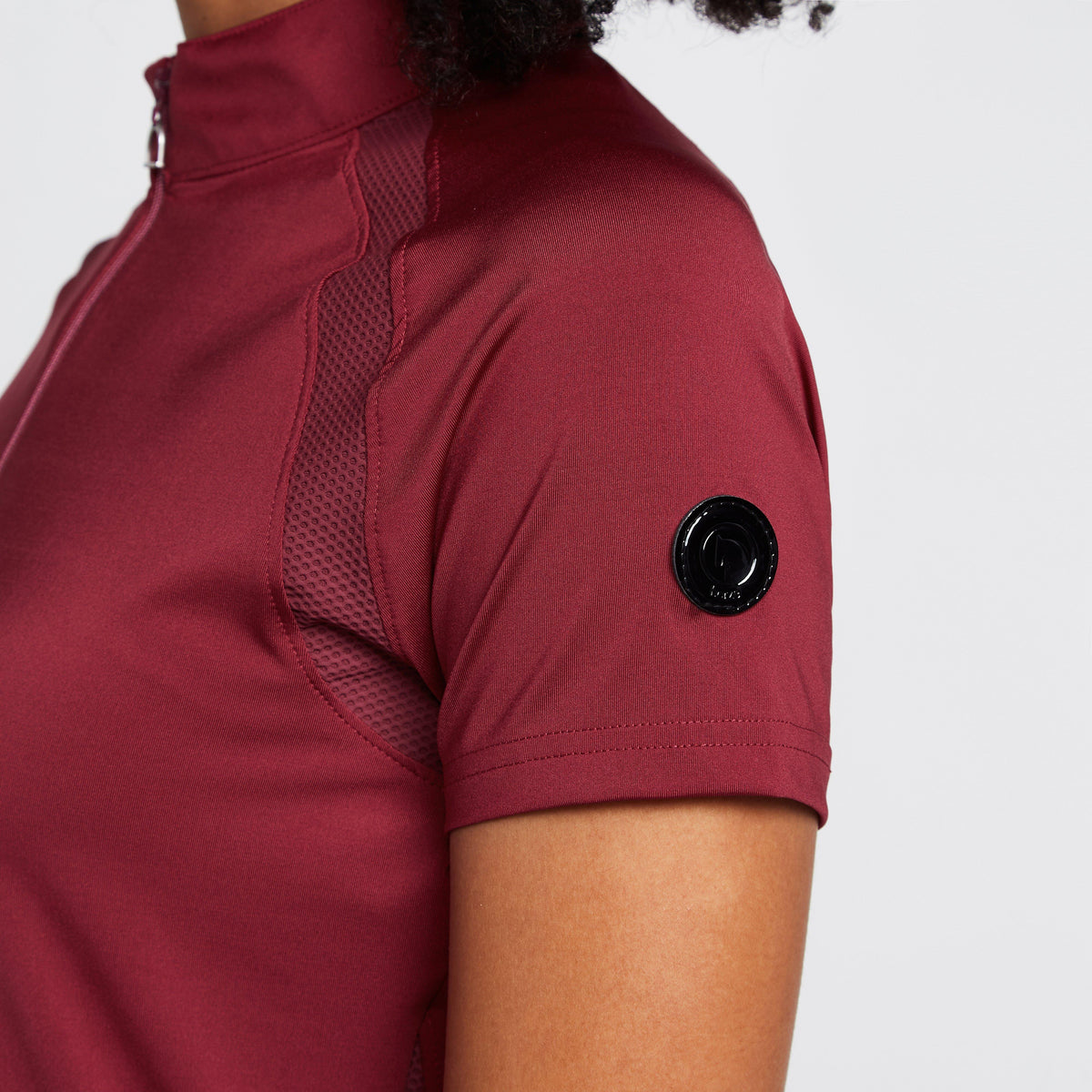 Womens Mia Short Sleeved Training Shirt Anemone Dark Pink