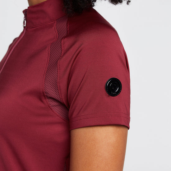 Womens Mia Short Sleeved Training Shirt Anemone Dark Pink