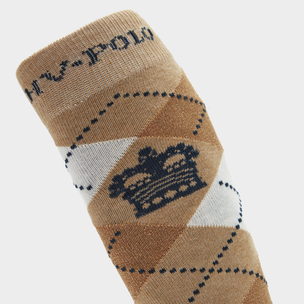 Argyle Socks Sandshell