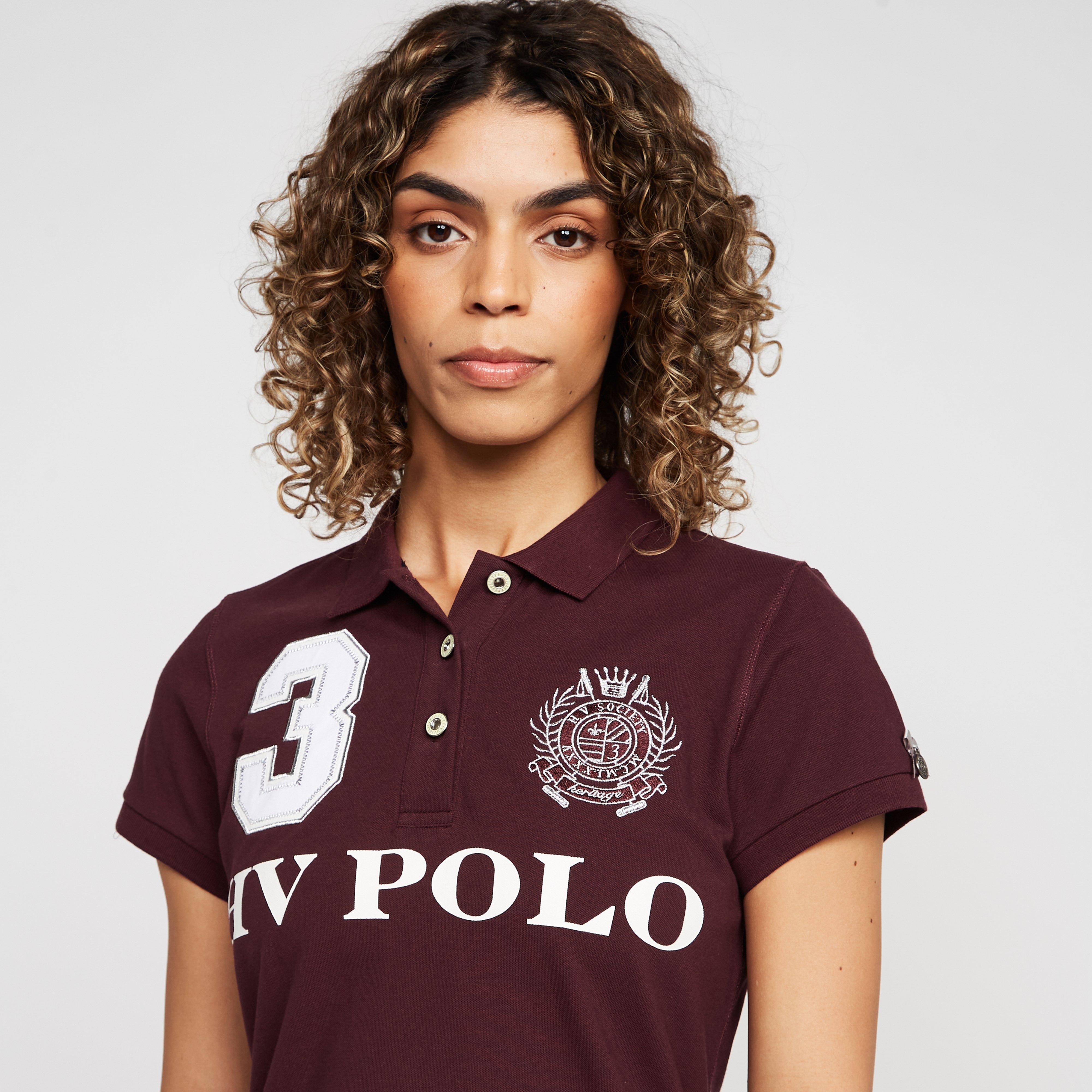 Womens Favouritas EQ Polo Shirt Deep Berry Red