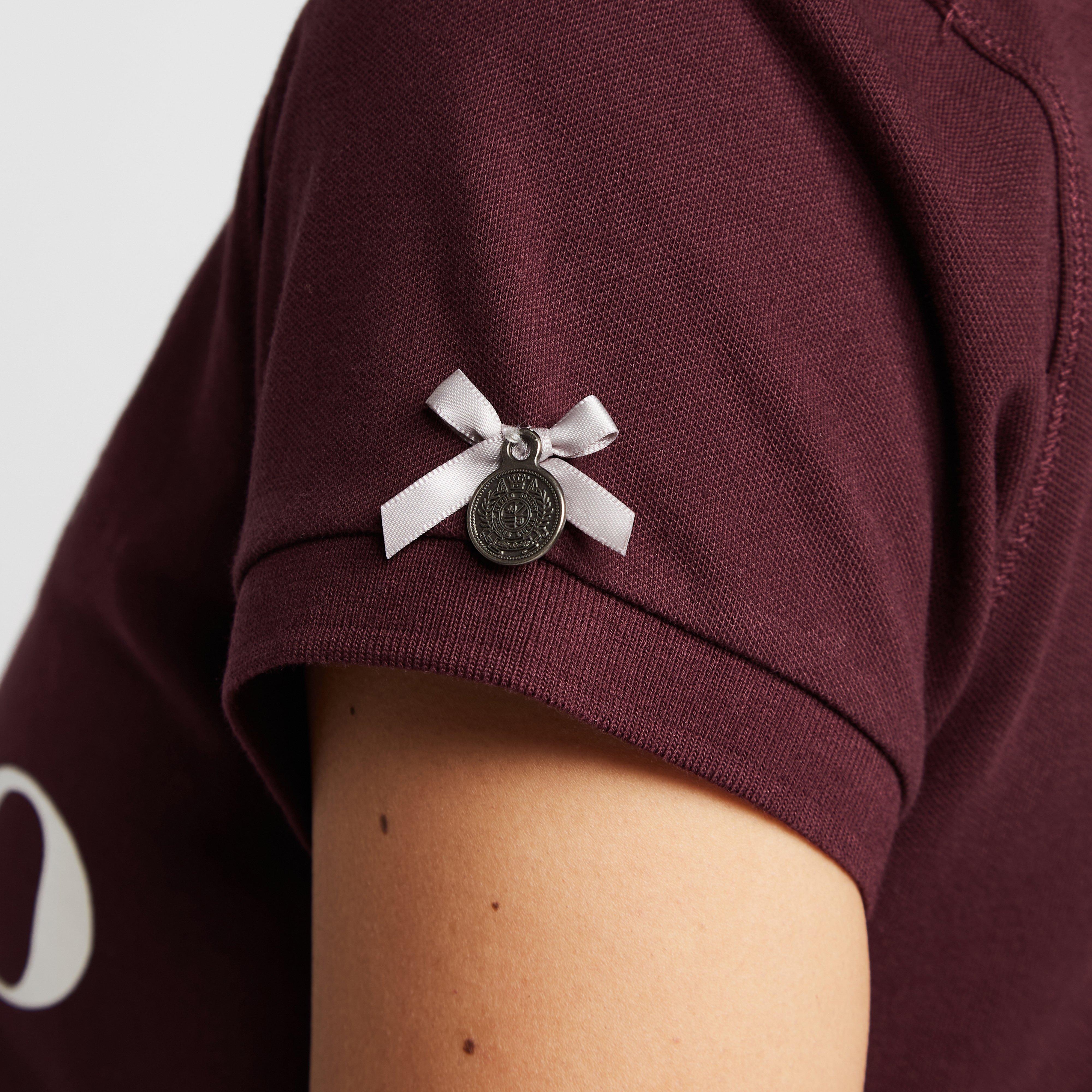 Womens Favouritas EQ Polo Shirt Deep Berry Red