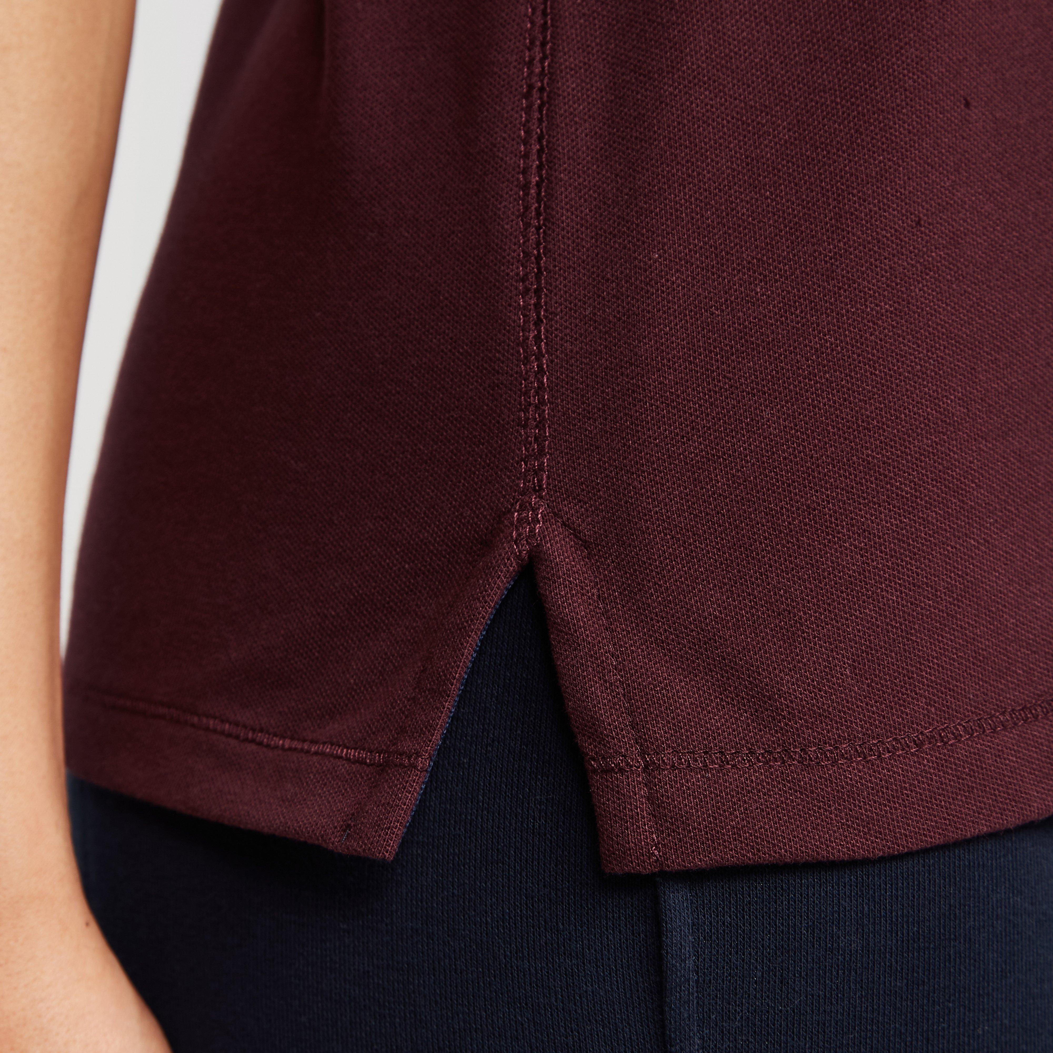 Womens Favouritas EQ Polo Shirt Deep Berry Red