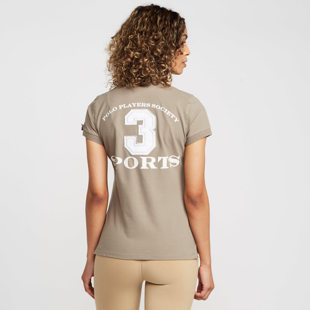 Womens Favouritas EQ Polo Shirt Oil Green