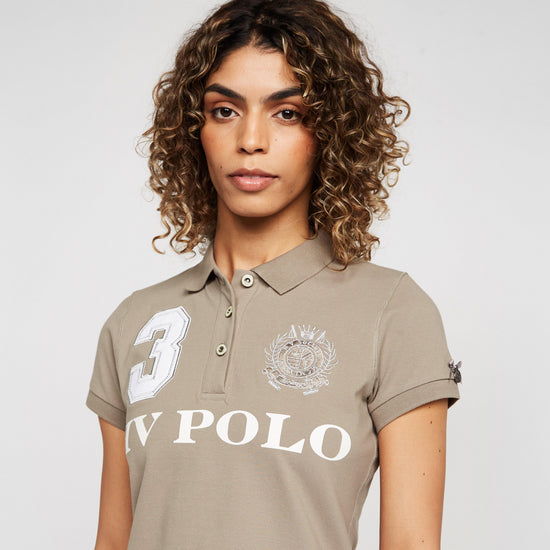 Womens Favouritas EQ Polo Shirt Oil Green