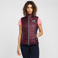 Womens Laurine Gilet Dark Berry