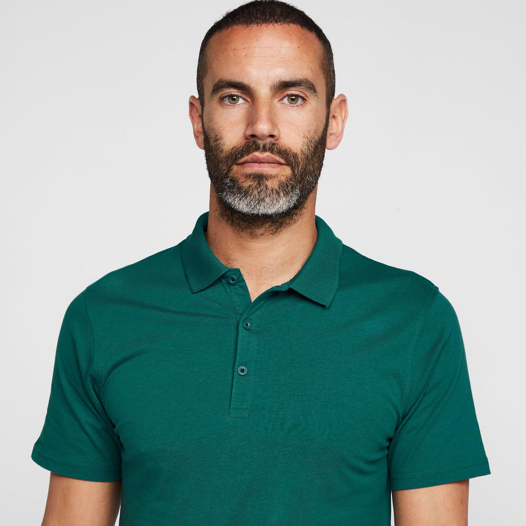 Mens Sinton Polo Shirt Pacific Green