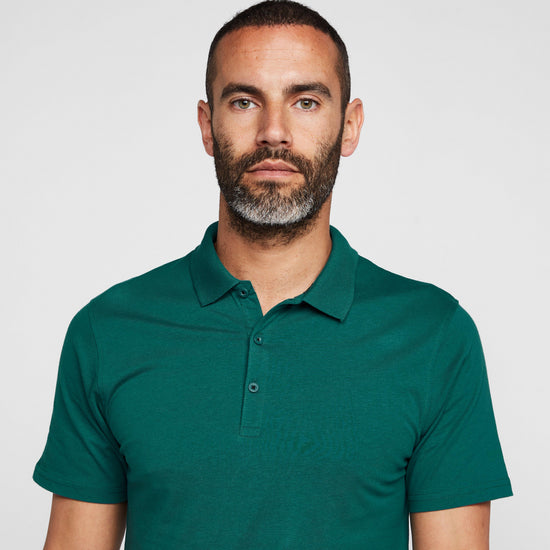 Mens Sinton Polo Shirt Pacific Green
