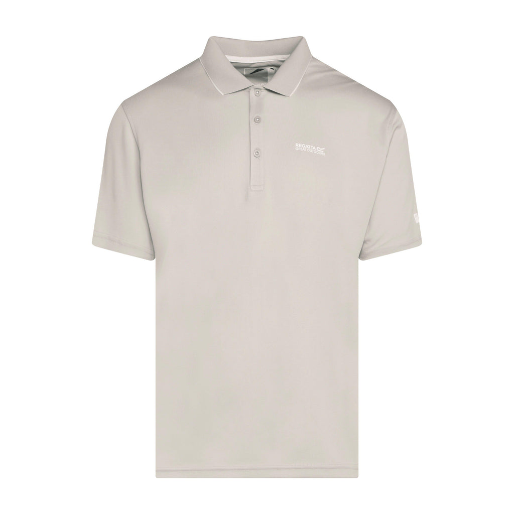 Mens Maverick V Active Polo Shirt Silver Grey