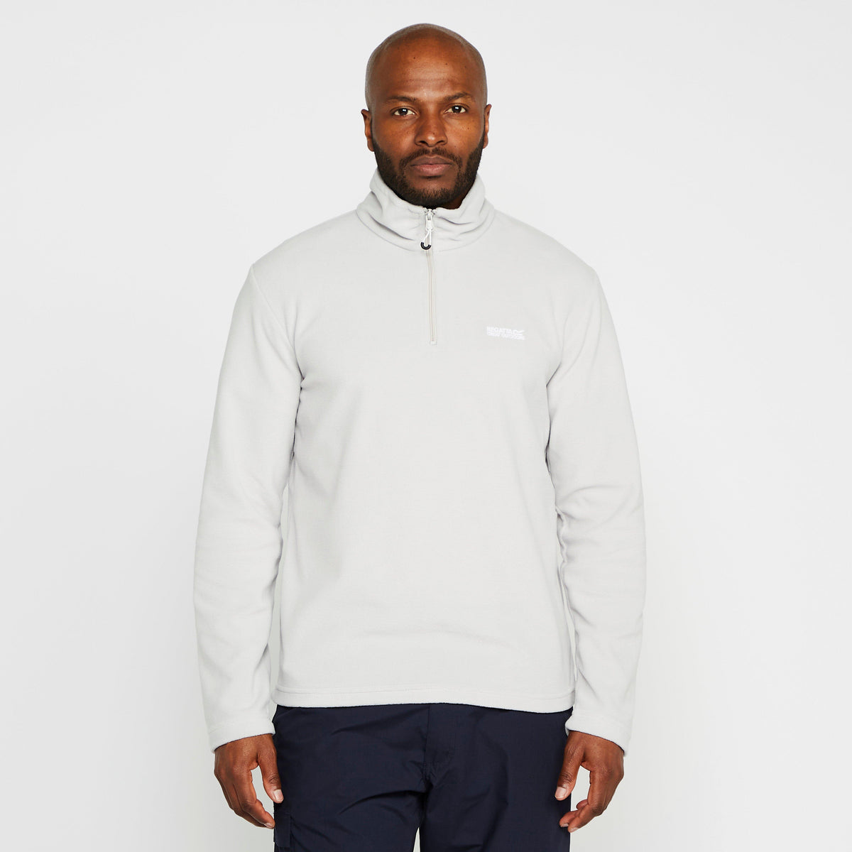 Mens Thompson Fleece Silver Grey