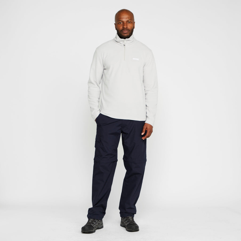 Mens Thompson Fleece Silver Grey