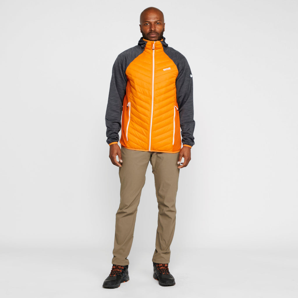 Mens Anderson VI Hybrid Insulated Jacket Flame Orange/Light Grey Marl/Fox
