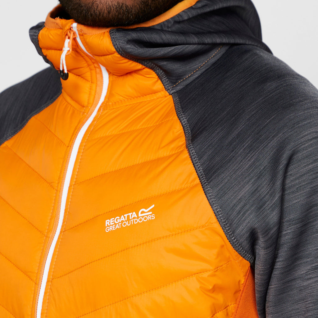 Mens Anderson VI Hybrid Insulated Jacket Flame Orange/Light Grey Marl/Fox