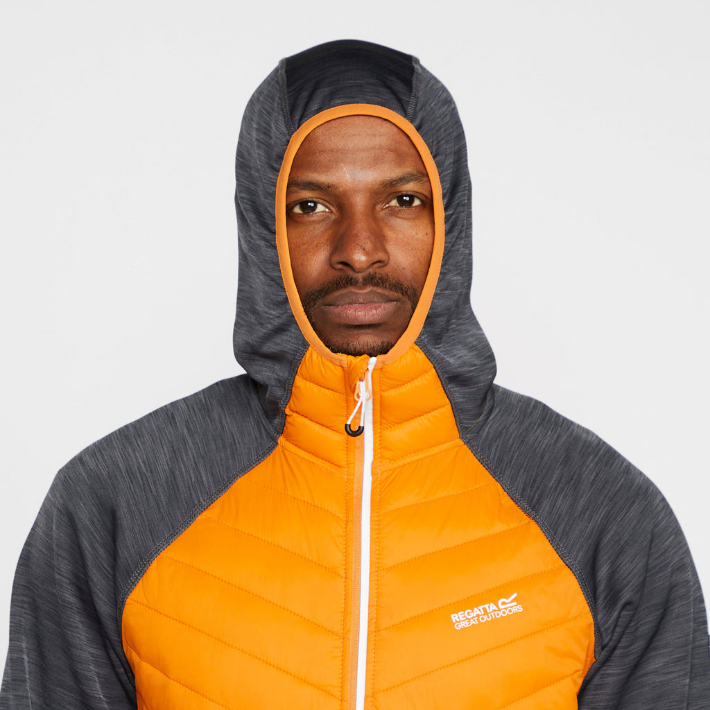 Mens Anderson VI Hybrid Insulated Jacket Flame Orange/Light Grey Marl/Fox