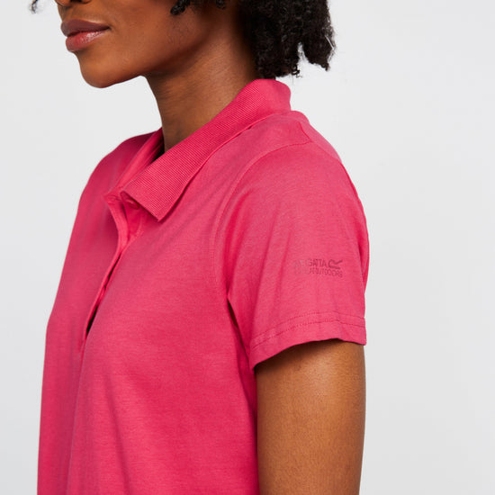Womens Sinton Polo Shirt Rethink Pink