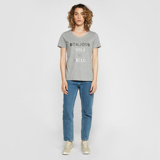 Womens Flandra VI T-Shirt Silver Grey Marl