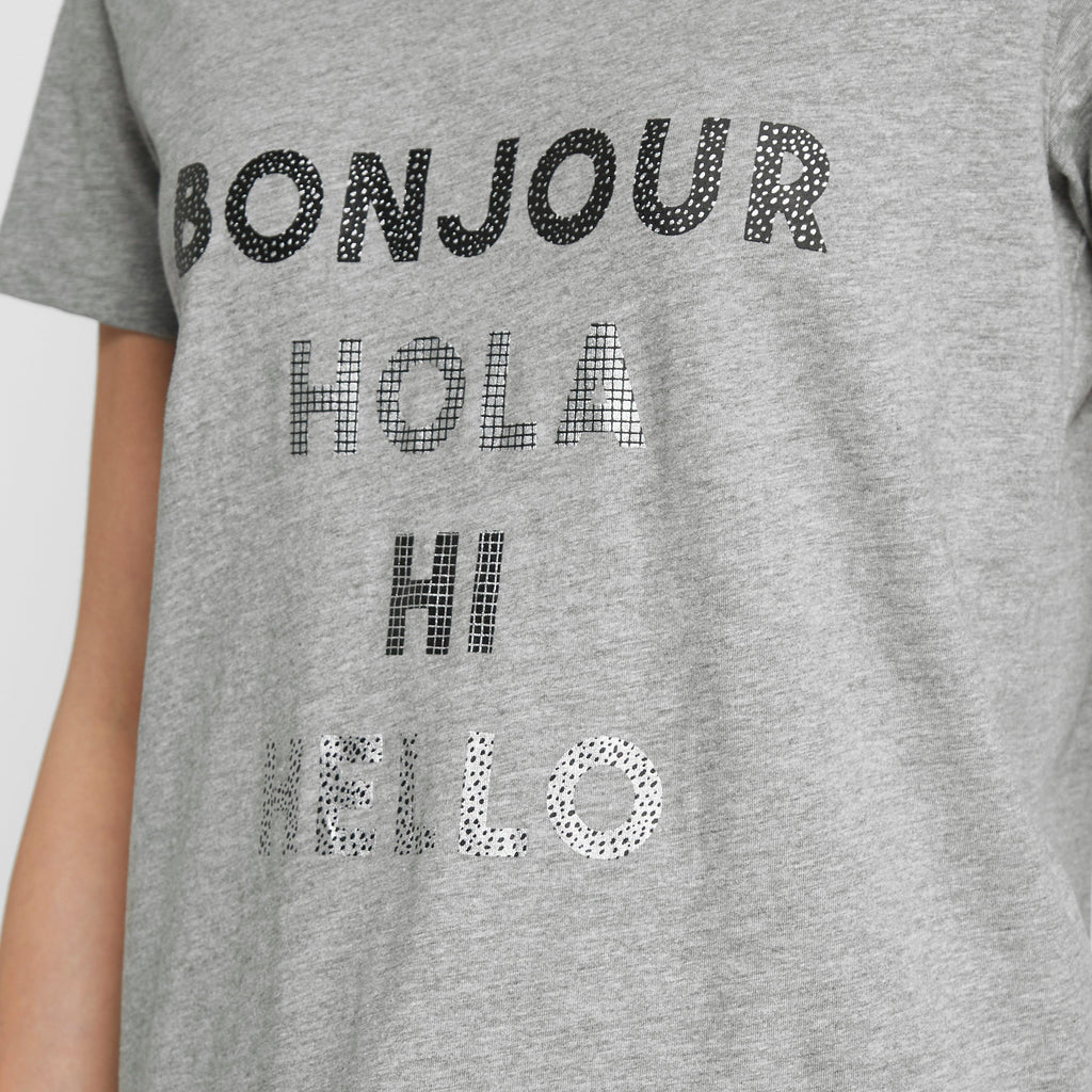 Womens Flandra VI T-Shirt Silver Grey Marl