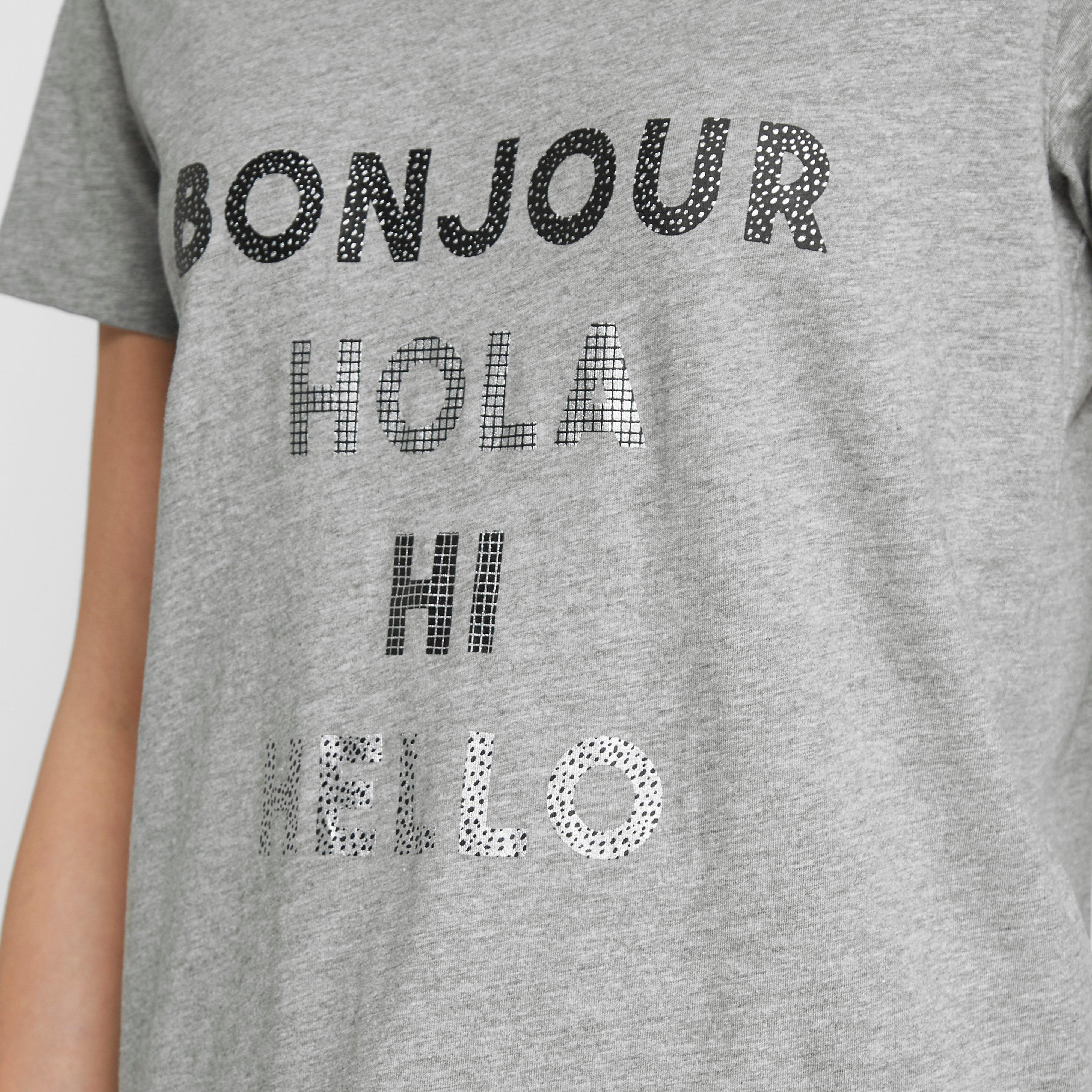 Womens Flandra VI T-Shirt Silver Grey Marl