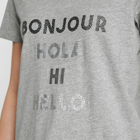 Womens Flandra VI T-Shirt Silver Grey Marl