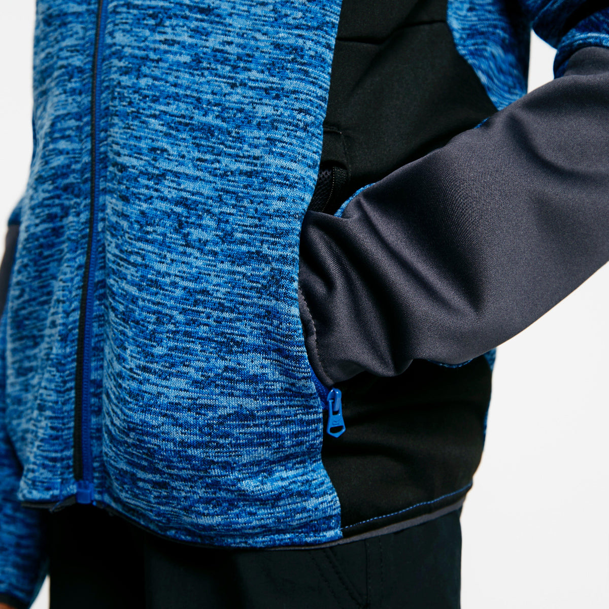 Childs Dissolver V Fleece Jacket Imperial Blue/India Grey