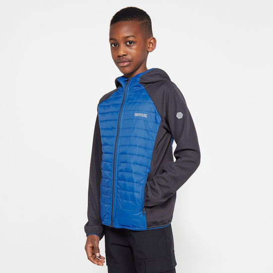 Childs Kielder Hybird V Jacket Imperial Blue/India Grey