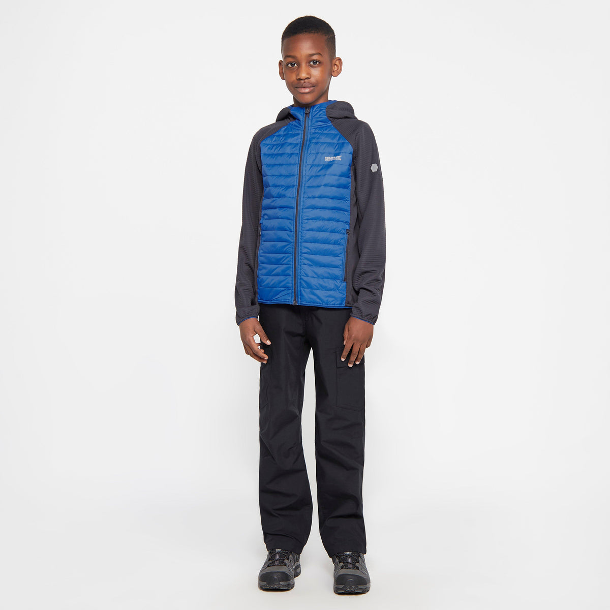 Childs Kielder Hybird V Jacket Imperial Blue/India Grey