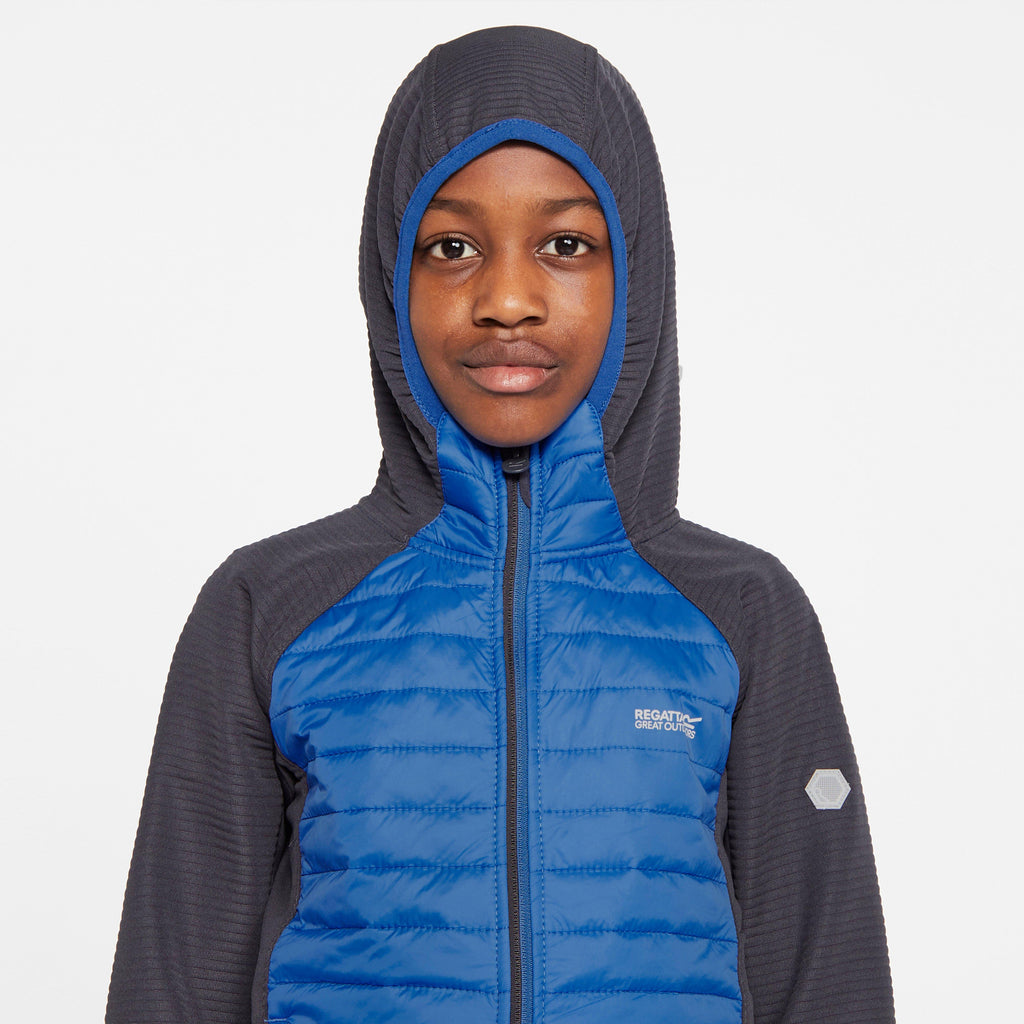 Childs Kielder Hybird V Jacket Imperial Blue/India Grey
