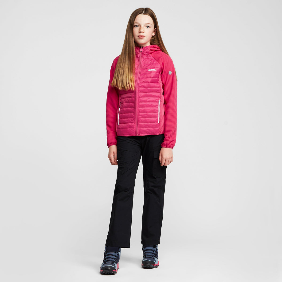 Childs Kielder Hybrid V Jacket Pink Fusion