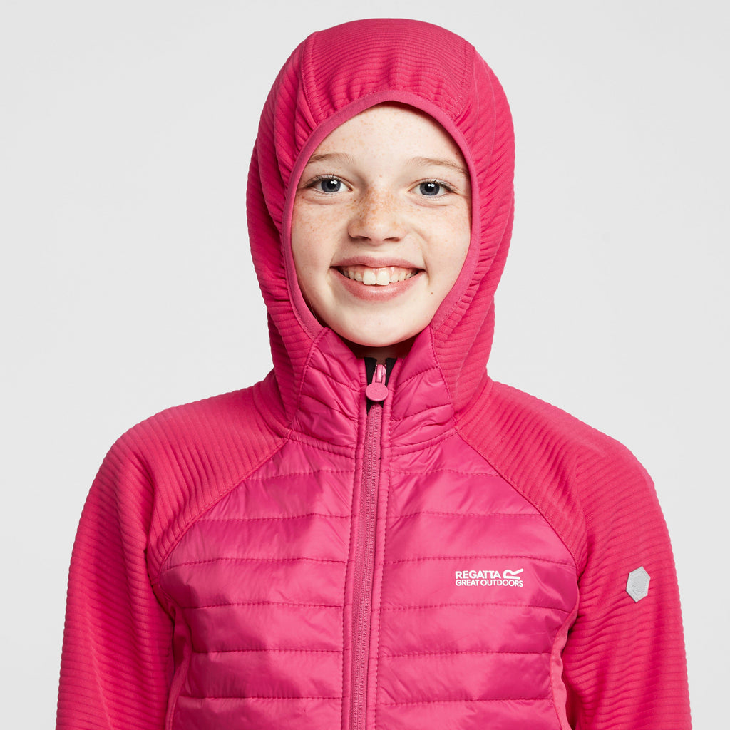 Childs Kielder Hybrid V Jacket Pink Fusion