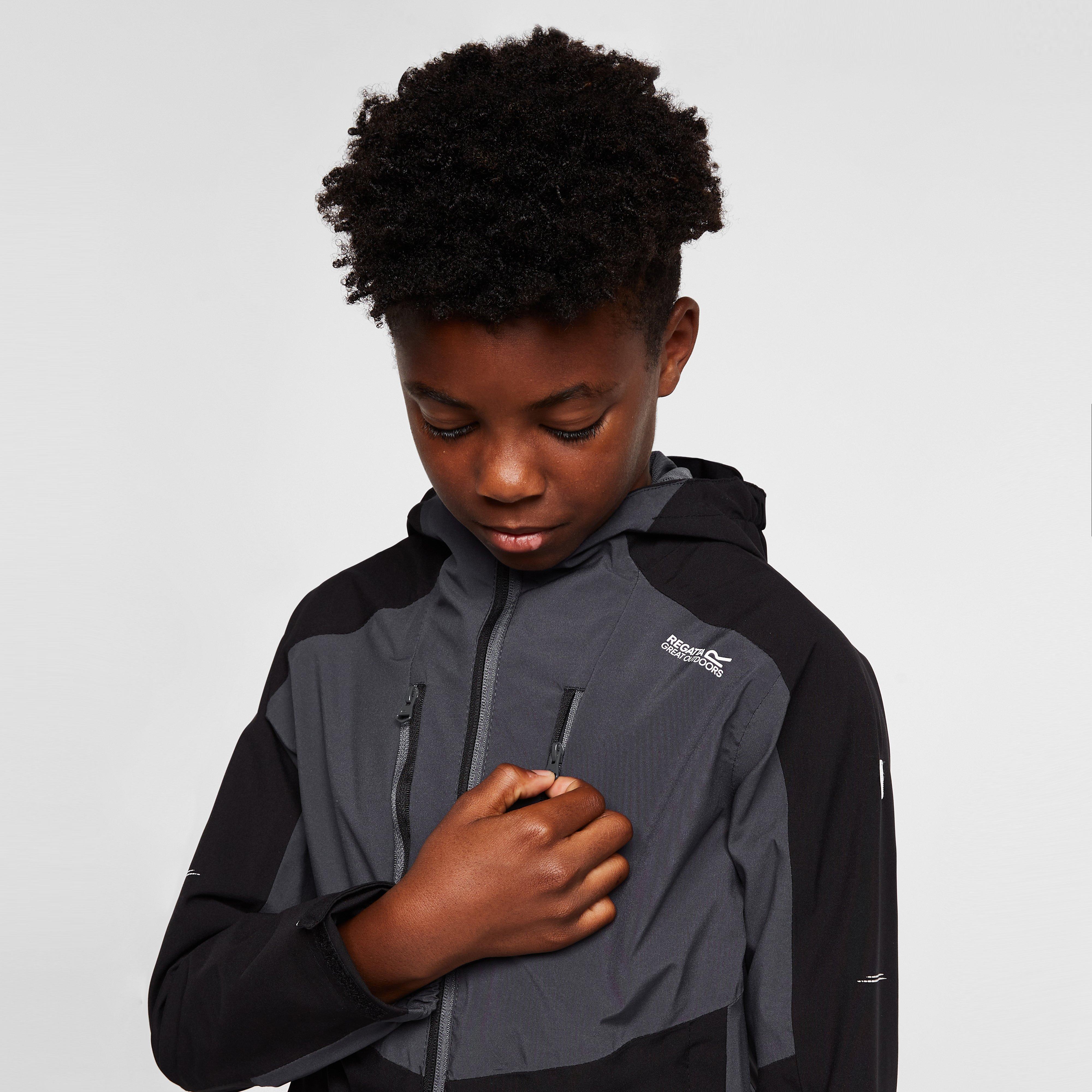 Childs Highton III Waterproof Jacket Black/India Grey