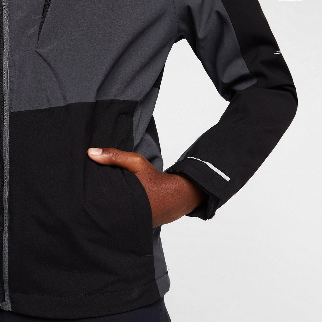 Childs Highton III Waterproof Jacket Black/India Grey