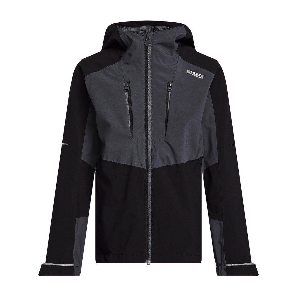 Childs Highton III Waterproof Jacket Black/India Grey