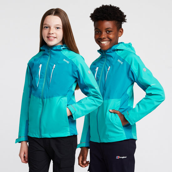 Childs Highton III Waterproof Jacket Turquoise/Enamel