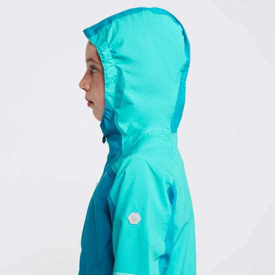 Childs Highton III Waterproof Jacket Turquoise/Enamel