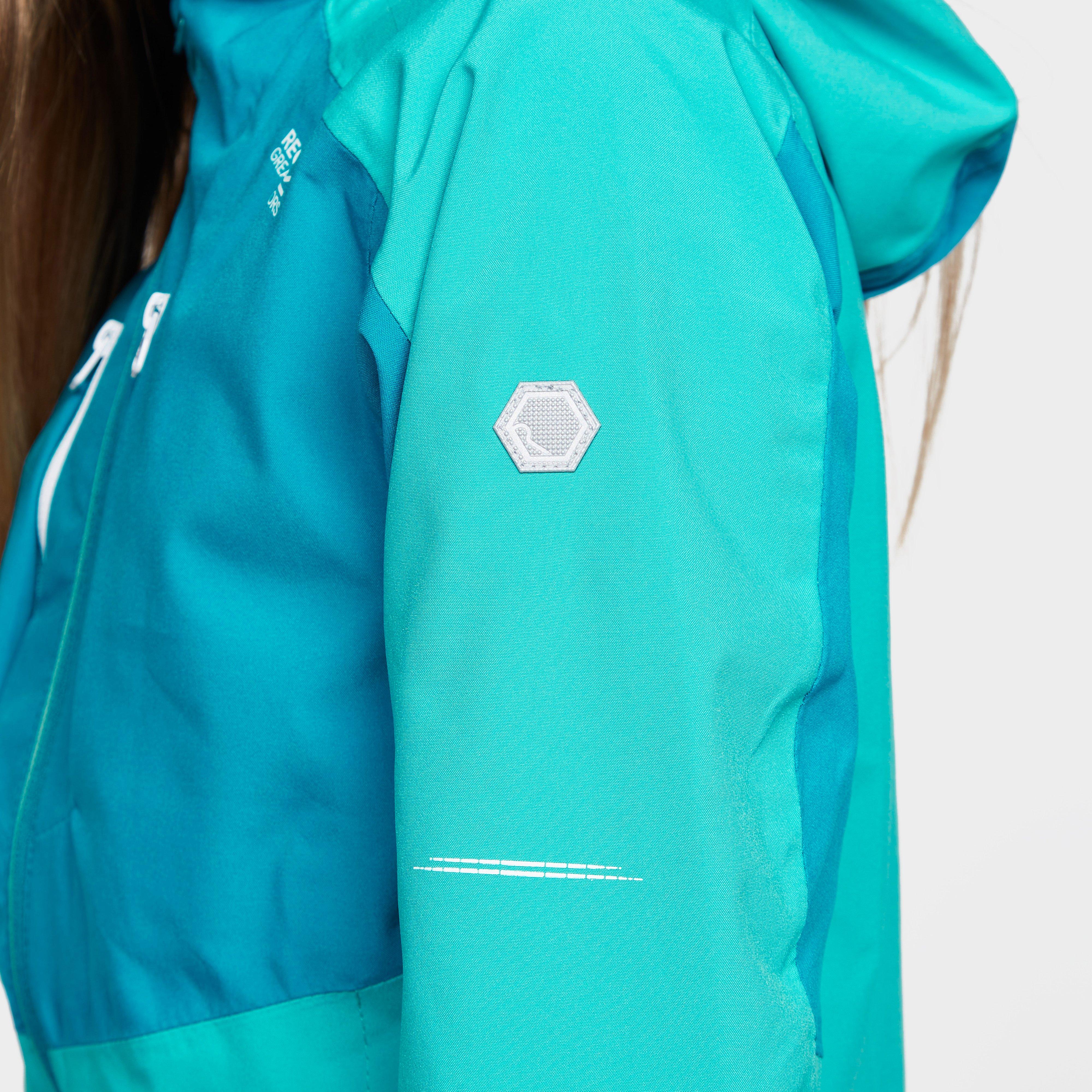 Childs Highton III Waterproof Jacket Turquoise/Enamel