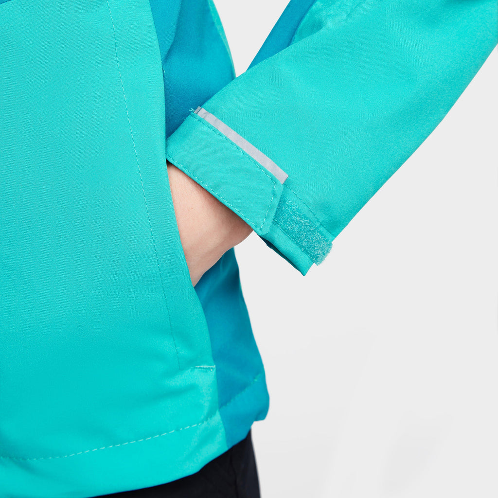 Childs Highton III Waterproof Jacket Turquoise/Enamel
