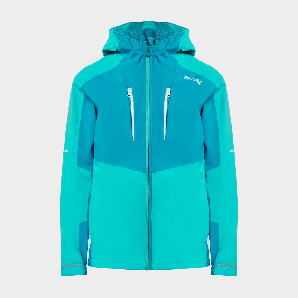 Childs Highton III Waterproof Jacket Turquoise/Enamel