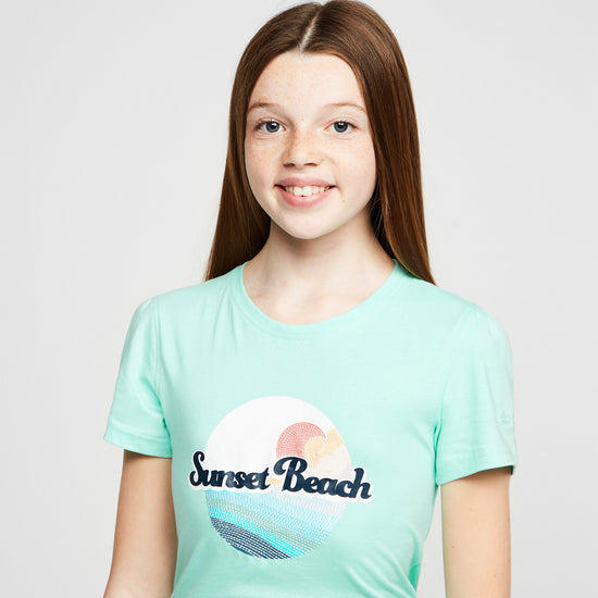 Childs Bosley V T-Shirt Aruba Blue