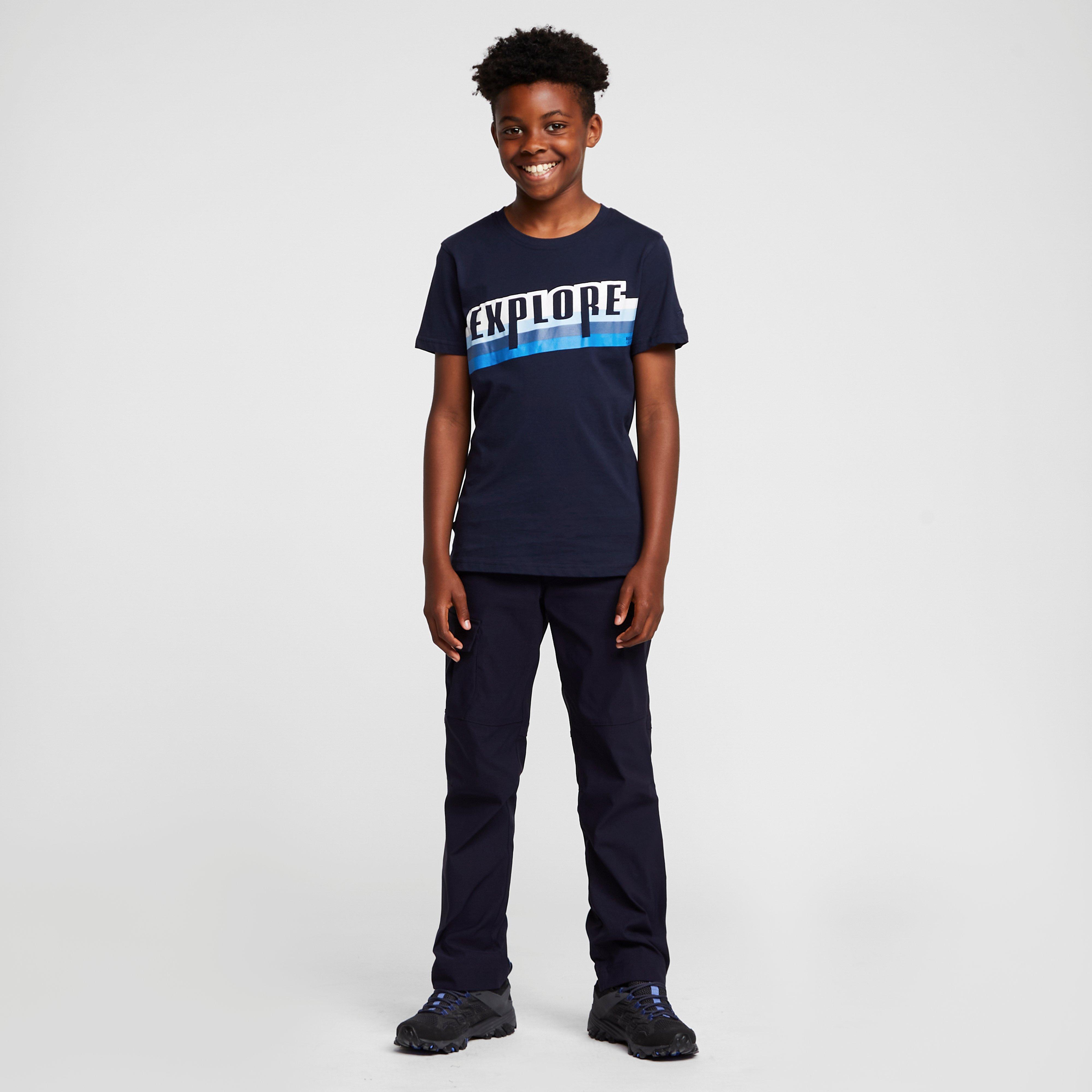 Childs Bosley V T-Shirt Navy Explore