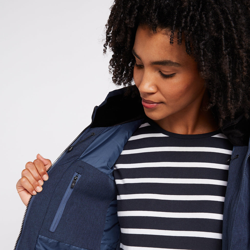 Ladies Voltera Heated Jacket IV Dark Denim