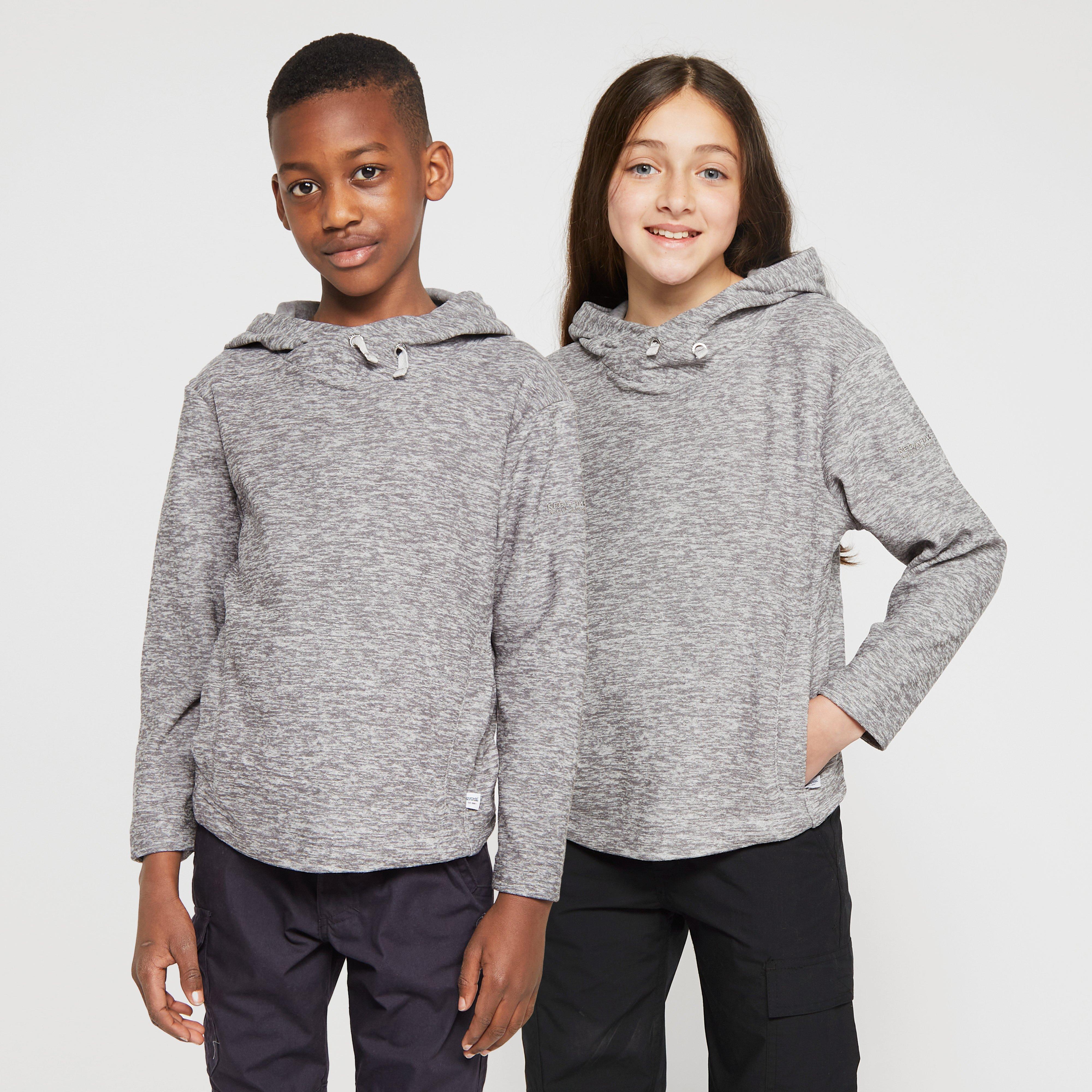 Kids Kacie Hooded Fleece Cyberspace Marl
