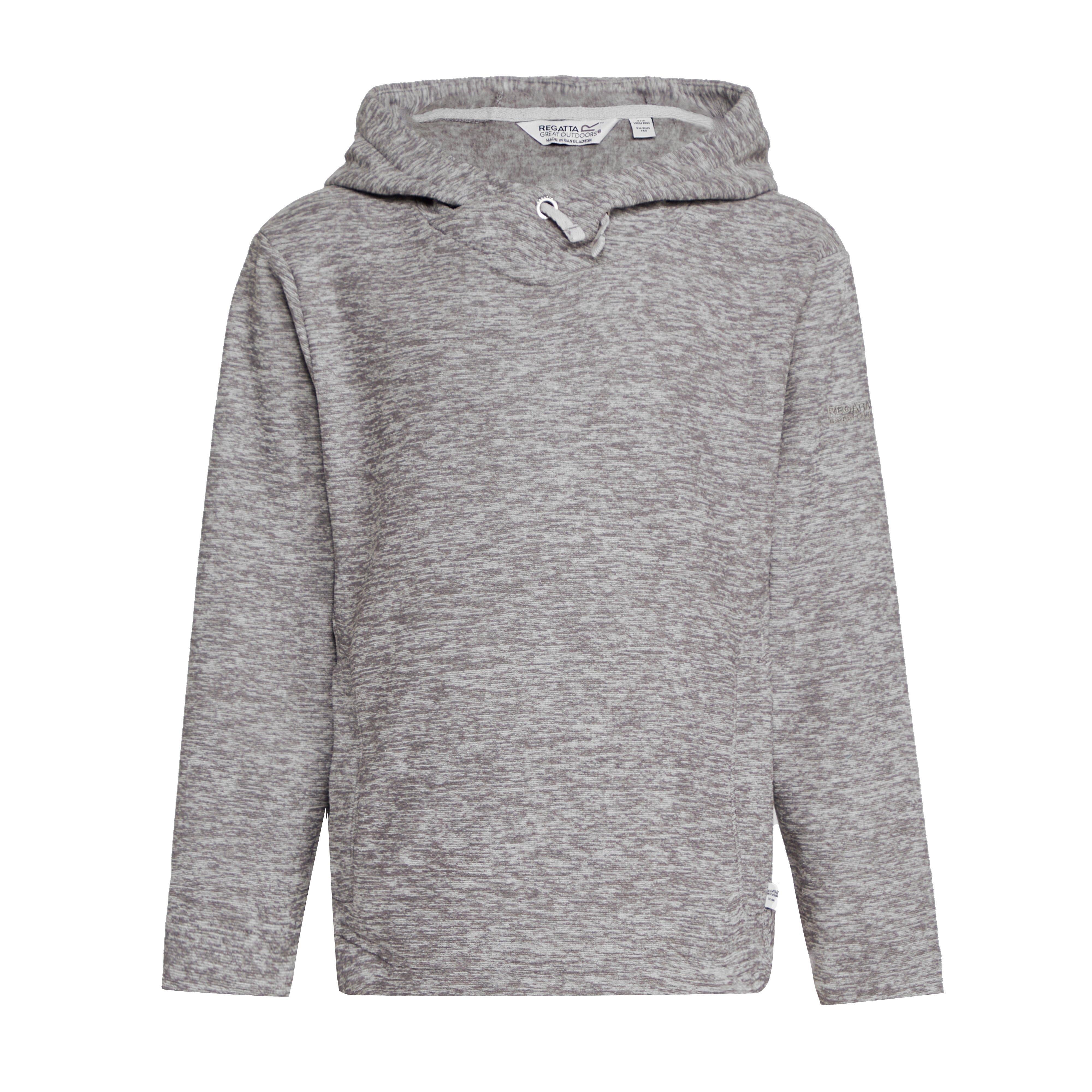 Kids Kacie Hooded Fleece Cyberspace Marl