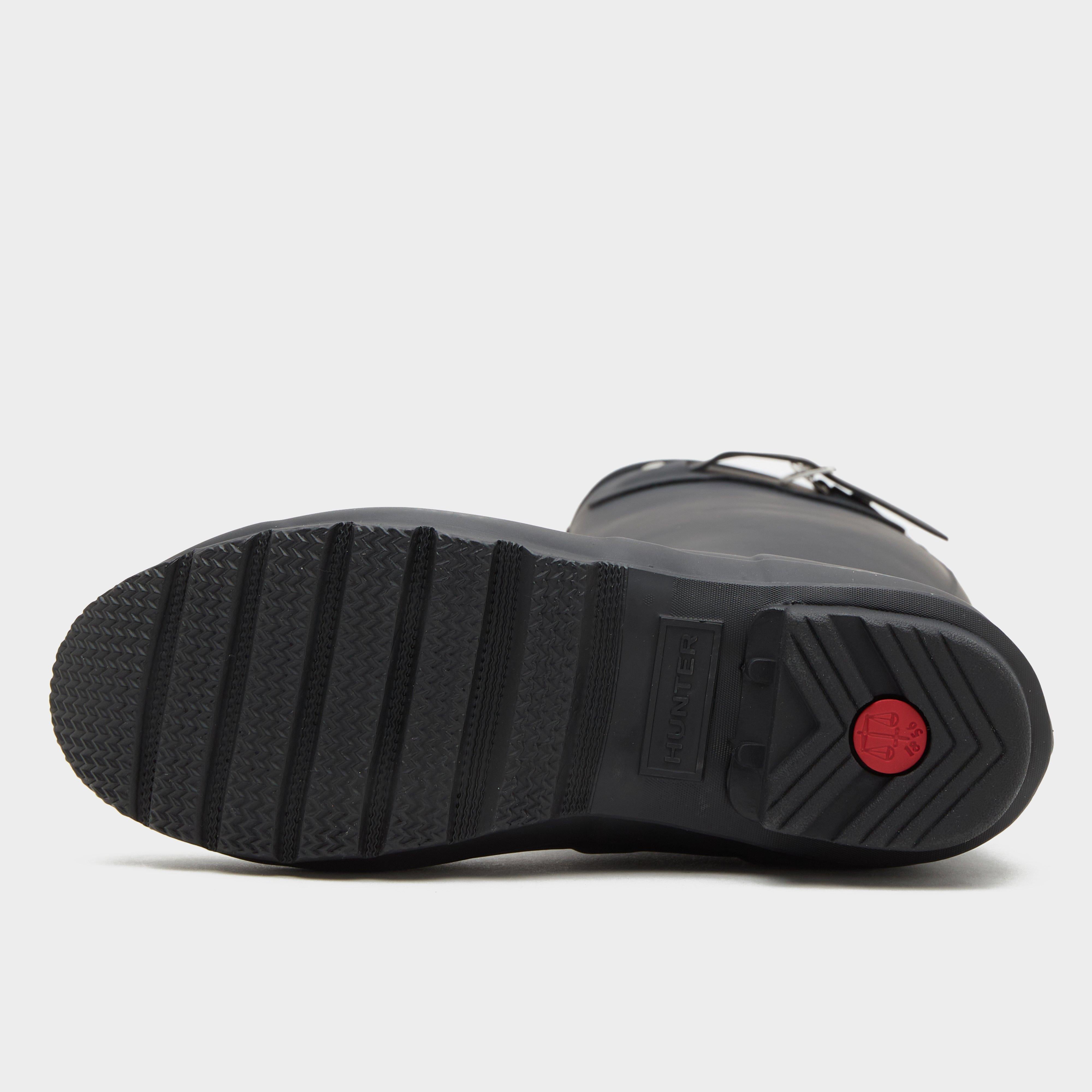 Womens Original Tall Back Print Wellington Boots Black