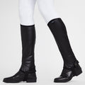Adults Equileather Half Chaps Black