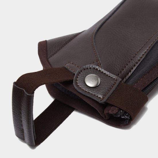 Adults Equileather Half Chaps Brown