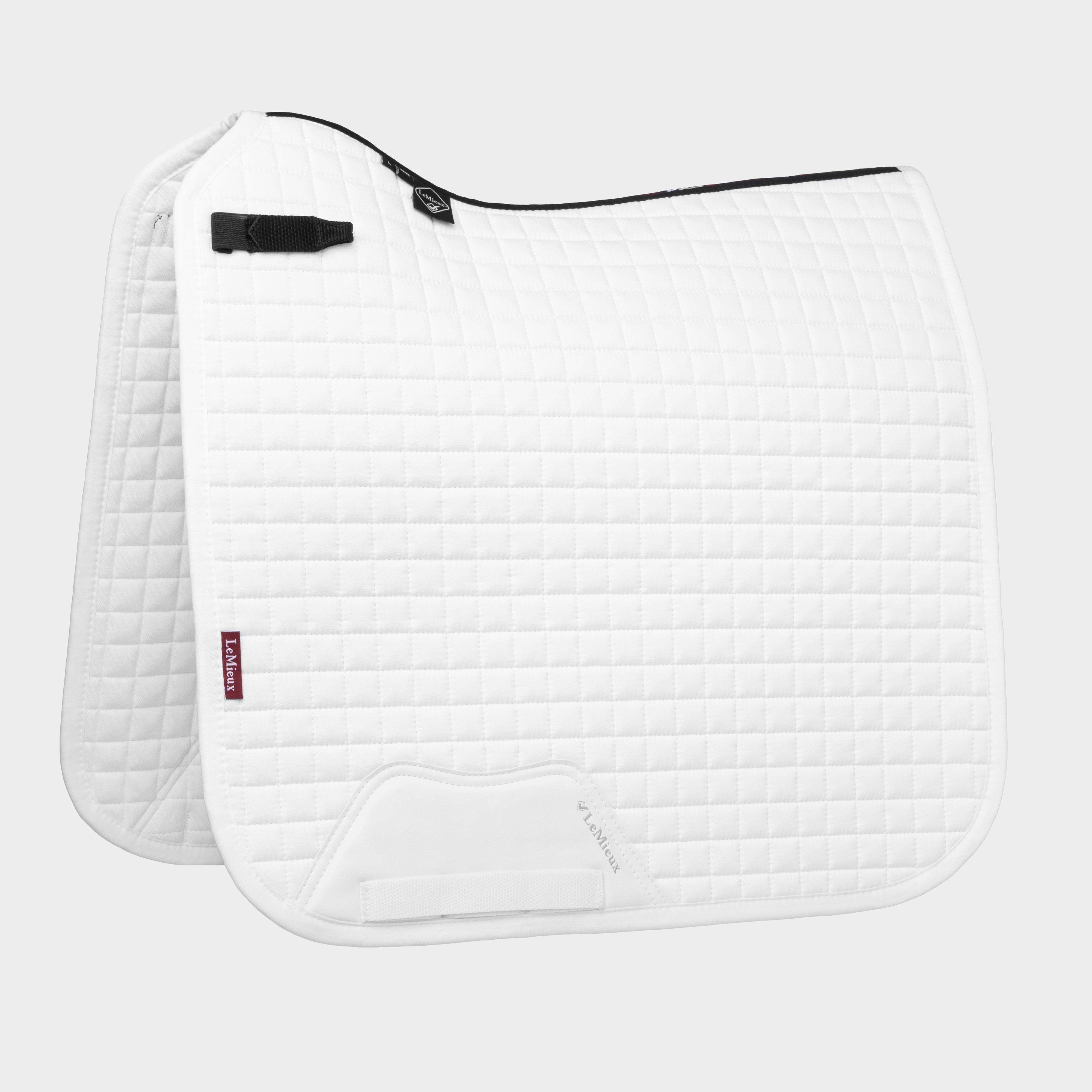 Cotton Dressage Saddle Pad White