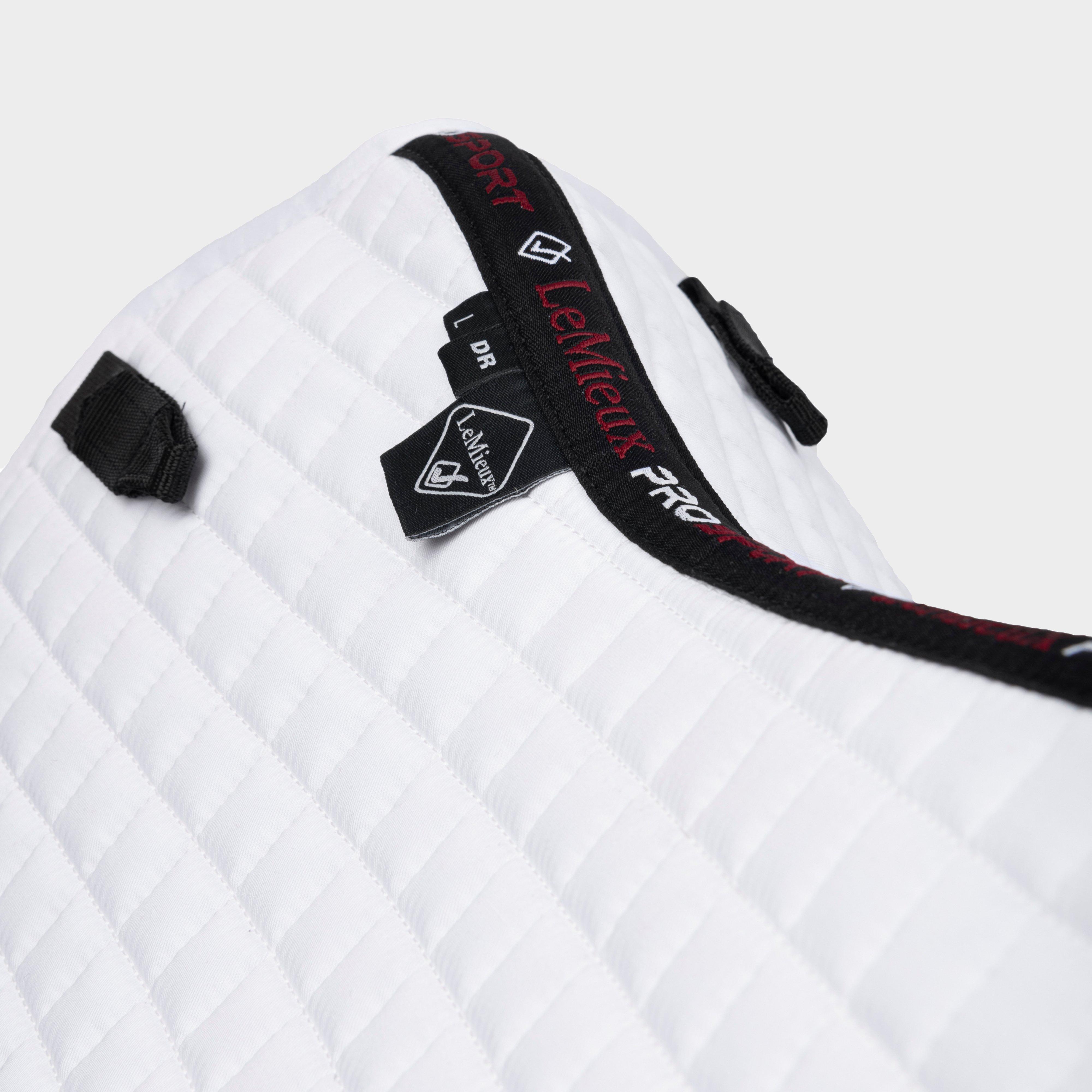 Cotton Dressage Saddle Pad White