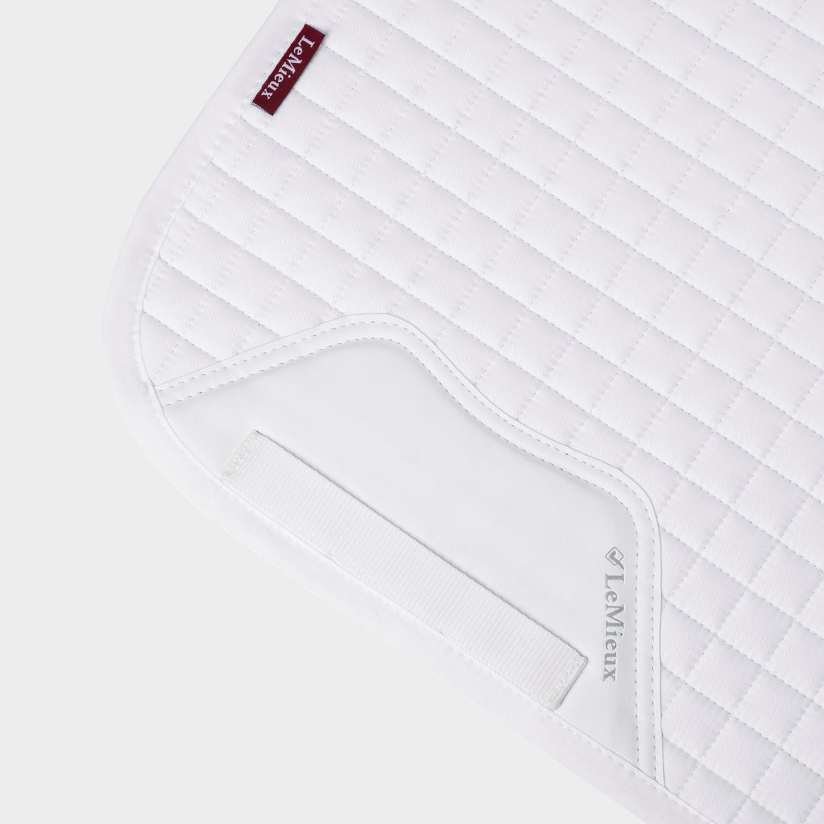 Cotton Dressage Saddle Pad White