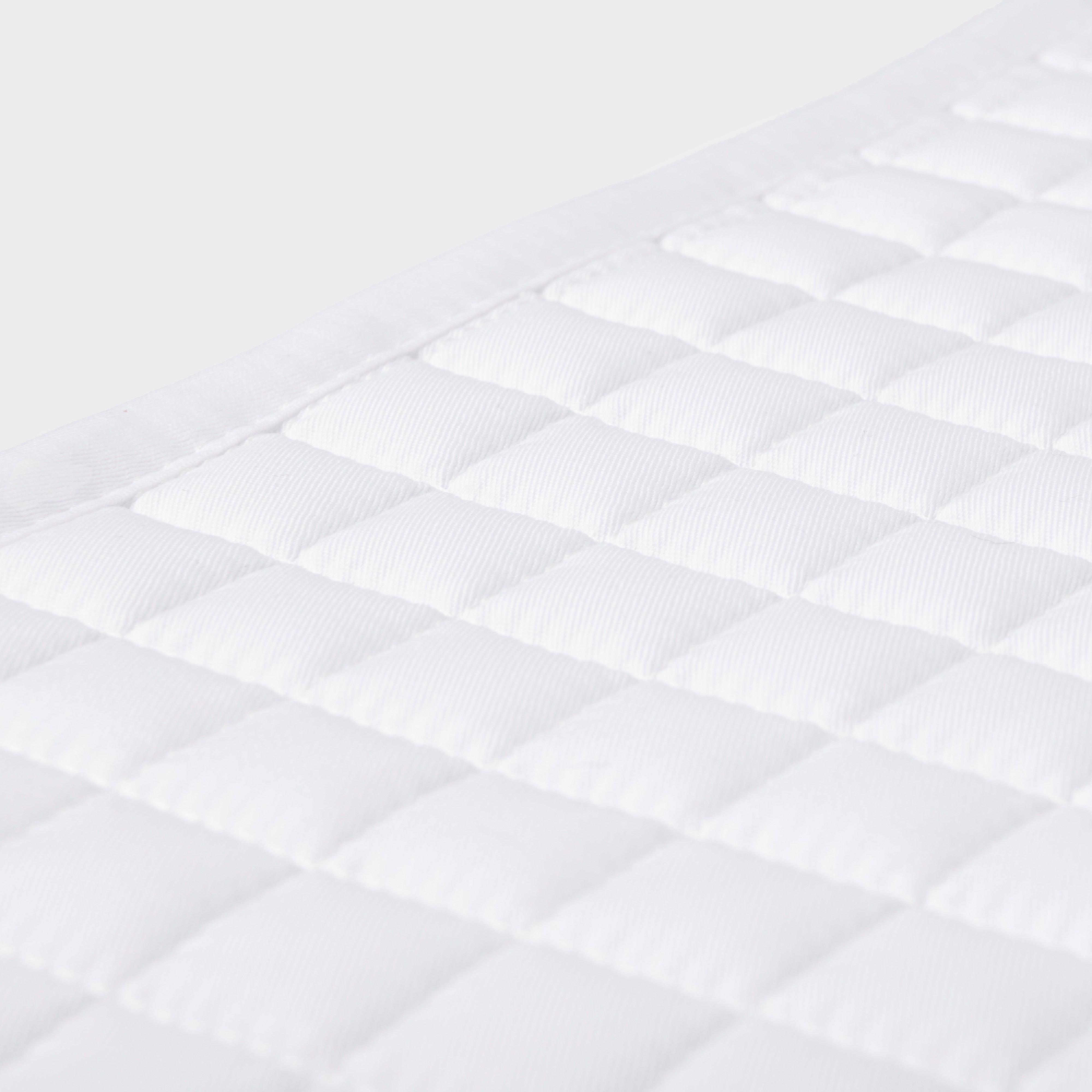 Cotton Dressage Saddle Pad White